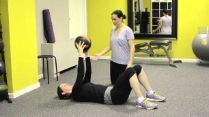 'Weekly Exercise: Arm Exercises with a Medicine Ball'