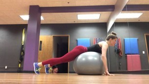 'Stability Ball Glute & Core Exercises: Rear Lifts & Back Extensions'