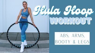 '20 Min Full Body HULA HOOP Workout 