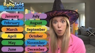 'Preschool Learning for KIDS - HALLOWEEN - Toddlers YouTube Learn with me - RoboTots LIVE!'