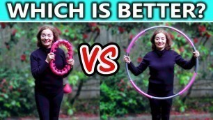 'Smart Hula Hoop VS Weighted Hula Hoop Review (Which Is Best For Beginners & Weight Loss Workouts?)'