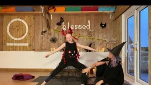 'Happy Halloween from Blessed Yoga - A really witchy Yoga Flow for Children (20 minutes)'