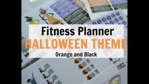 'Plan with me in my Fitness Planner :  Halloween Decor #1'