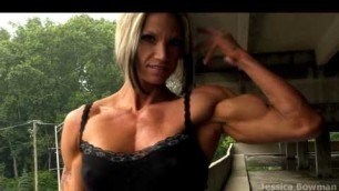 'Fitness Woman with powerful muscular Physique'