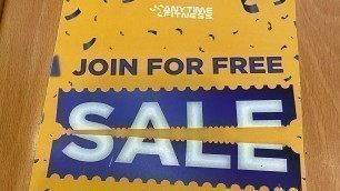 'ANYTIME FITNESS JOIN FOR FREE THIS JANUARY'