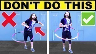'Weighted Hula Hoop Tips For Beginners: How to Waist Hoop Techniques'