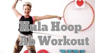 '5 minute Hula Hoop Workout - How I Eat Chocolate Everyday and Stay Strong'