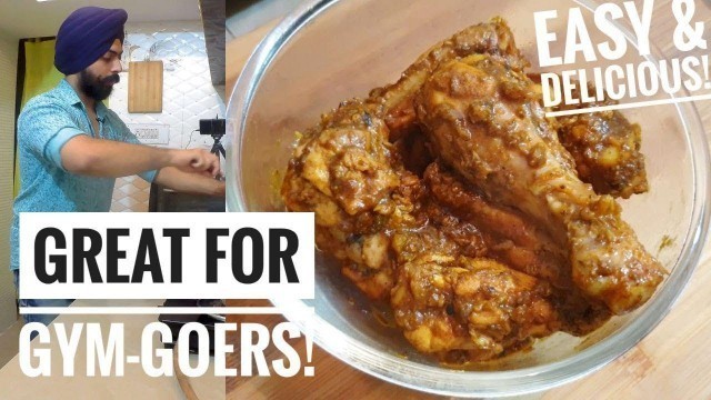 'EASIEST Chicken Recipe EVER!! With Calorie Info for Gym Diet | Chicken Sokha'
