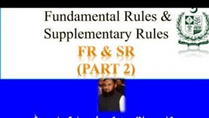 'FR & SR part 2 | GFR | Medical Fitness Certificate on First Appointment | Medical Board'