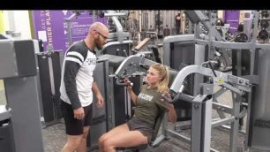 'Seated Shoulder Press Machine - Anytime Fitness Langley'
