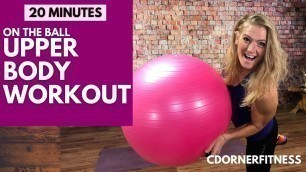 'Stability Ball Workout for strong and sexy arms!'