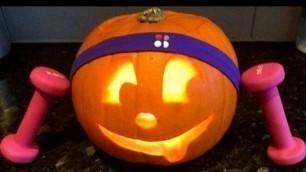 'Happy Halloween from the Pumpkin \"Pump-ing\" Iron'