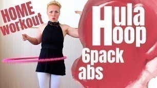 'Belly Fat Burning Hula Hoop Workout  |  six pack abs FAST for beginners'