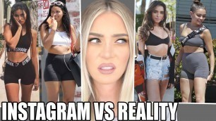 'REACTING TO \'BODY GOALS\' INFLUENCERS IN REAL LIFE - MADISON BEER & WOLFIE CINDY iNsTaGrAm VS ReAliTy'