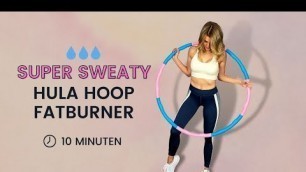 'Sweaty FITNESS HULA HOOP Workout 