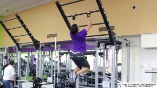 'Anytime Fitness Canal-Flying Pull Up Bars'