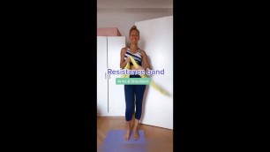 'Resistance band - Best piece of equipment for home workouts #resistancebands #resistancebandsworkout'