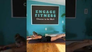 '30 minute Power Flow & Flex with Sara-Jane Gage of Engage Fitness- a power yoga & bodyweight fusion'