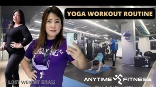 'YOGA WORKOUT ROUTINE @ANYTIME FITNESS THAO DIEN VIETNAM'