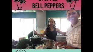 'Tribe Fit Chicks Cooking Stuffed Bell Peppers'