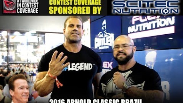 'Jay Cutler At The 2016 Arnold Classic Brazil Expo!'