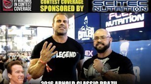 'Jay Cutler At The 2016 Arnold Classic Brazil Expo!'