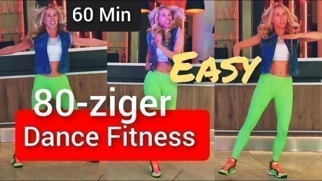 'Abnehmen mit tanzen. Dance Fitness Workout 80-ziger Jahre mit DJ Inspectah und Jane Uhlig.'