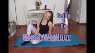 'Fitness Übungen für zu Hause | Beine & Po'