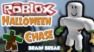 'Roblox Halloween Chase - October Brain Break // Halloween PE Game ( Similar to Go Noodle )'