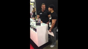 'Jay Cutler greeting fans at the Arnold Classic Expo 2016'