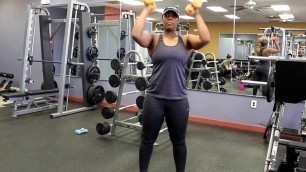 'Anytime Fitness Germantown- Squat & Shoulder Press'