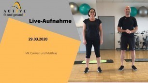 'Bauch-Beine-Po-Workout Live-Kurs 29.03.2020'