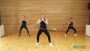 'Hula Hoop mit Rebecca ♥︎ Vol. 6 ♥︎ Home Workout by Fitness-Loft Be part of the family'