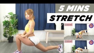 '5 MINS Quick Stretch Workout | Asian Fitness Models | Japan Bikini Fitness Club'