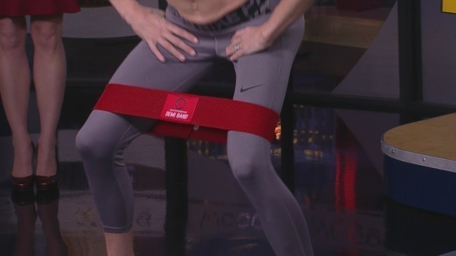 'Fitness Expert Ali Holman Shows ‘Demi Band’ Workouts'