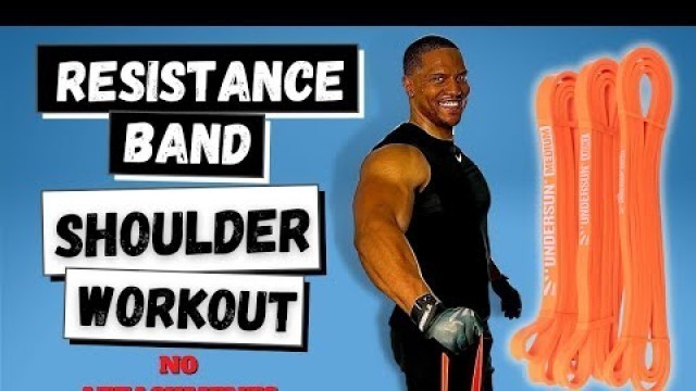 'Resistance Band Shoulder workout | No attachment'