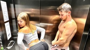 'Big ASS Girl In Elevator Wants It || Fitness Pranks'
