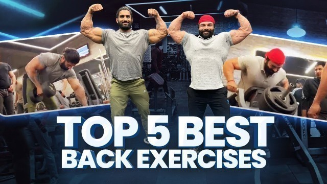 'Top 5 Best Back Exercises | BIG BACK WORKOUT'