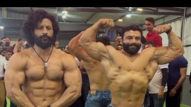 'Amit Panghal Posing at Gym | Posing | Bodybuilding'