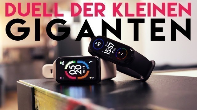 'Xiaomi Mi Band 6 vs. Honor Band 6: Die BESTEN Fitnesstracker unter 40€'