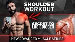 'COMPLETE SHOULDER WORKOUT | NEW ADVANCED MUSCLE SERIES'