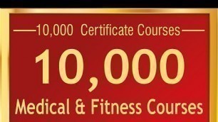 '10,000 Certificate Courses – Medical & Fitness | Medifit Education | Mumbai, India |'