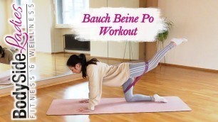 'Bauch Beine Po Workout // mit Resistance Bands - Bodyside Ladies'