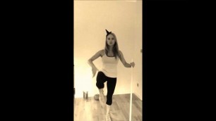 'Halloween Workout with  a Broomstick -- tones legs, tums and bums'