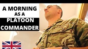 'What is a Typical Morning in the Army? | Infantry Platoon Commander'