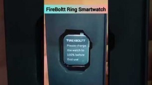'Fire boltt ring smartwatch - unboxing & review | firebolt ring smart watch | fire boltt ring #shorts'