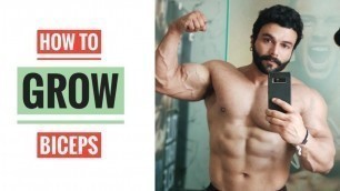 'How To Grow Size of Biceps | Workout and Tips | Panghal'