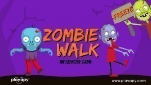'ZOMBIE WALK | Halloween Virtual Exercise | Kids PE Game | Fall Freeze Dance, Movement Break, Fitness'