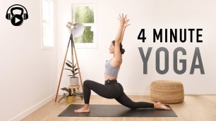'4 MINUTE | YOGA | STRETCH (Mobility for Pre-Workout & Post-Workout)'
