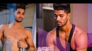 'Asif Khan - Young Fitness Model from Faridabad'